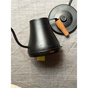 Bodum Melior Gooseneck Electric Water Kettle with Cork Handle - Matte Black (Mod